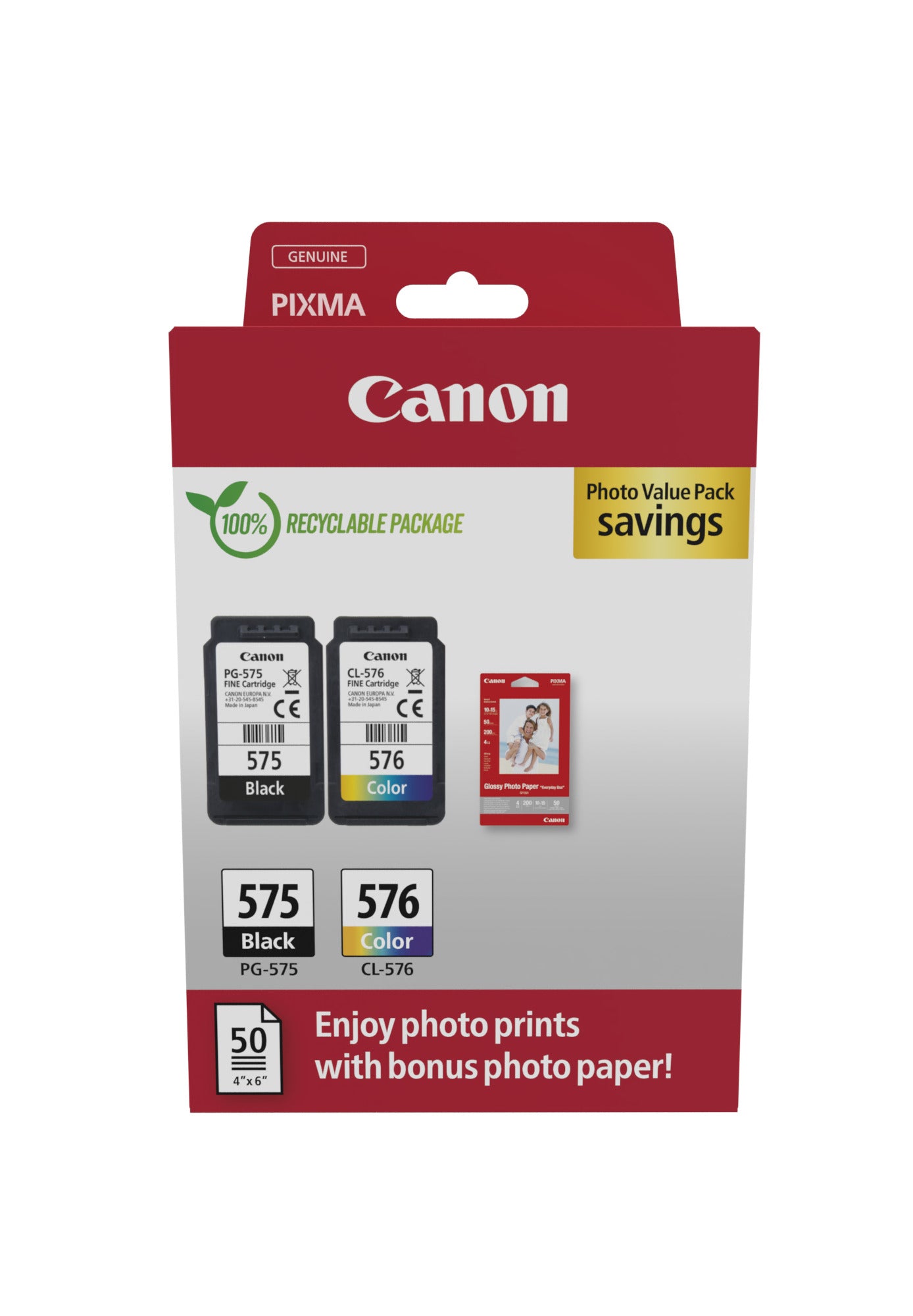 Canon Ink PG-575/CL-576 / 5438C004 BK,C,M,e